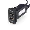Панель с отверстием для переключателя аудиокомпонентов, порт USB и порт HDMI для Toyota Hilux VIGO и других автомобилей
