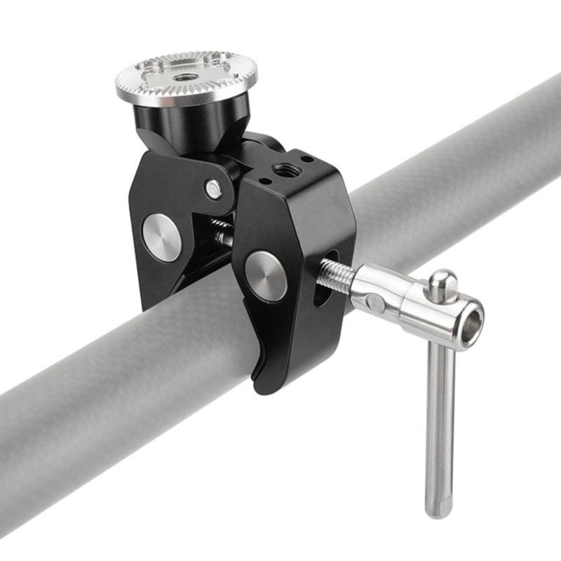 Aluminium Super Crabbing Clamp Crabbing Pliers Clip With 1/4-20 Mounting Point For Articulating Monitors Video