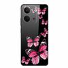 Glass Back Cover For Redmi 15C 4G Case 15 C Cute Cartoon Hard Tempered Glass Case Soft Bumper For Redmi 15C Cases Coques Fundas