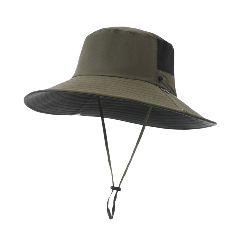 Fashion Quick-drying Bucket Hat Sun Protection Breathable Fishing Hats Anti-UV Camping Hiking Caps Summer