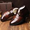 Luxury Brand Men Winter Snow Boots Warm Thicken Men's Ankle Boots Bot Fashion Male Business Office Formal Leather Safety Shoes