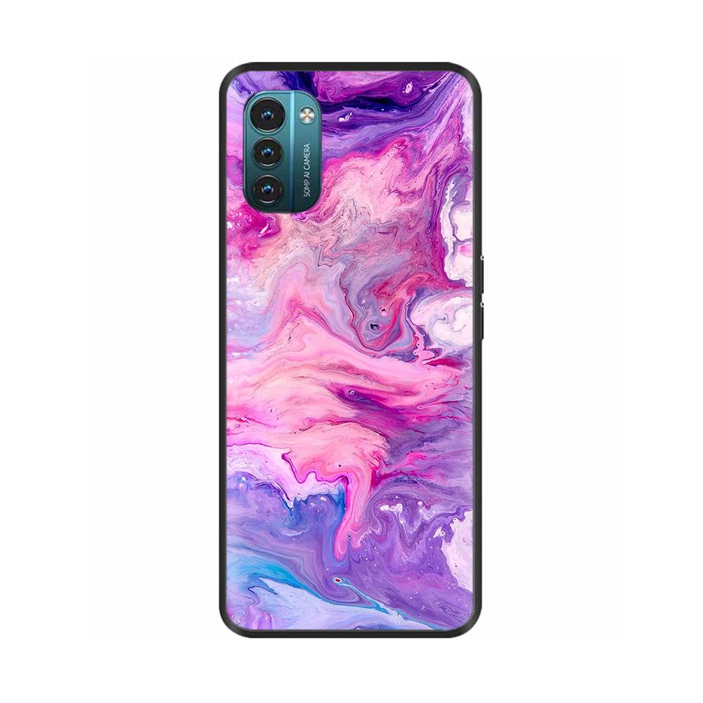 For Nokia G60 5G Case Painted Black TPU Silicone Soft Phone Cover for Nokia G60 Back Cases Bumper Shockproof Shell Cover Carcasa