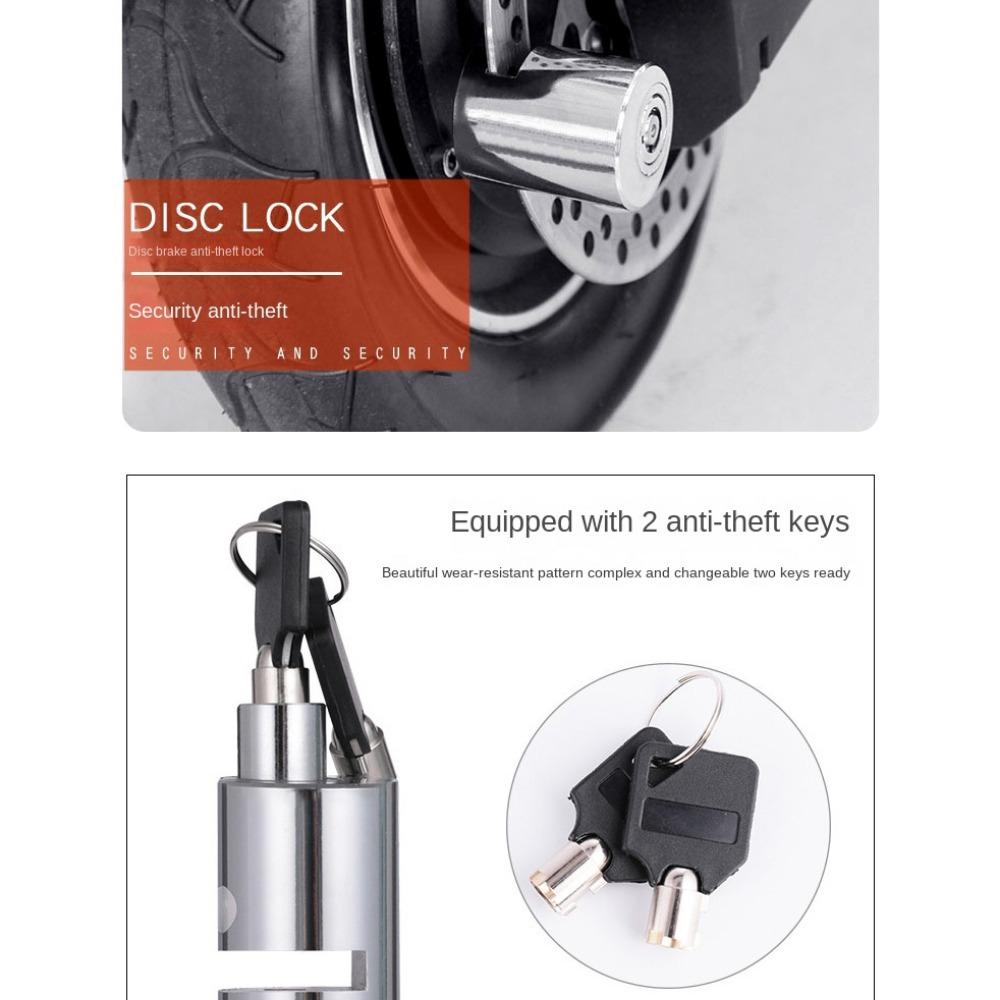 Безопасность Велосипед Аксессуары для мотоциклов Ключи Замок Тормозной диск Замок Велосипедное колесо Замок Тормозные замки