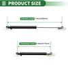 Motoforti Universal Cabinet Cover Lift Support Strut Gas Springs, 12"/285mm, 4lbs/20N/2kg, Black, Set of 2
