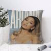 Ariana Grande Cushion Cover Breathable Linen Pillow Cover SkinFriendly Home Decor Pillowcase with Hidden Zipper