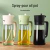 470 мл Бутылка-спрей и лейка для масла двойного назначения без капель с автоматическим закрытием