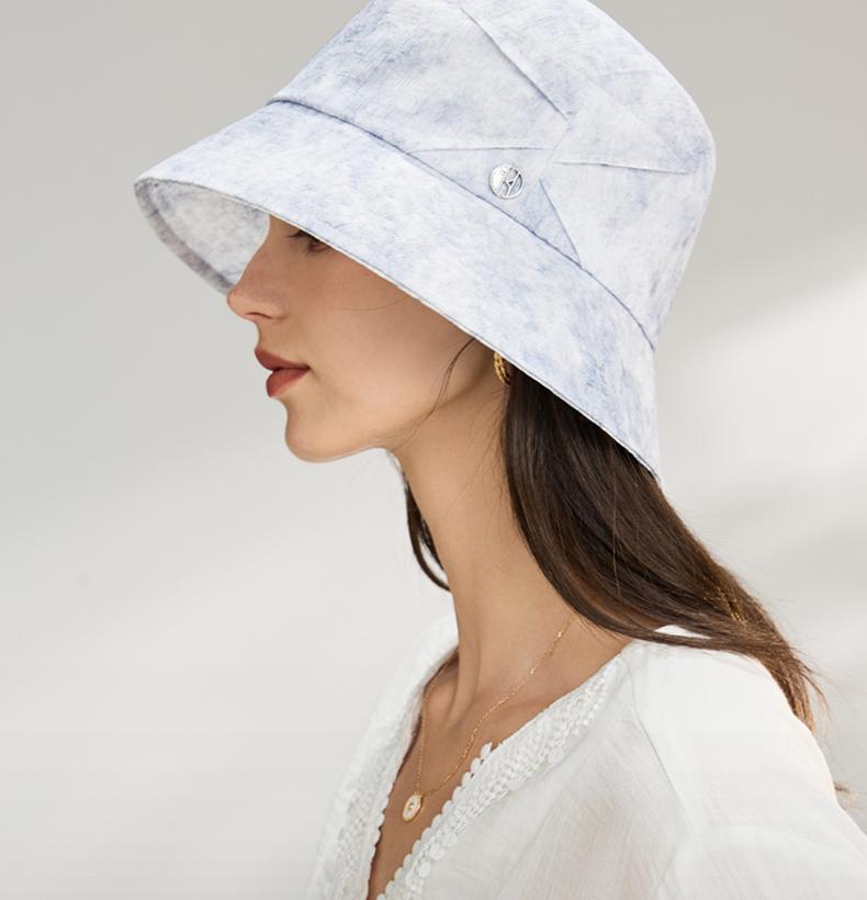 ELLE hat for women, sun protection, sun shading, summer UV protection, French high-end fashion, versatile, breathable basin hat, fisherman hat