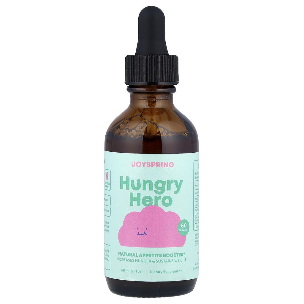 JoySpring Hungry Hero, Natural Appetite Stimulant, 60ml (2 Fl Oz)