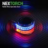 NEXTORCH UT51 Красно-синяя мигающая предупреждающая наручная повязка
