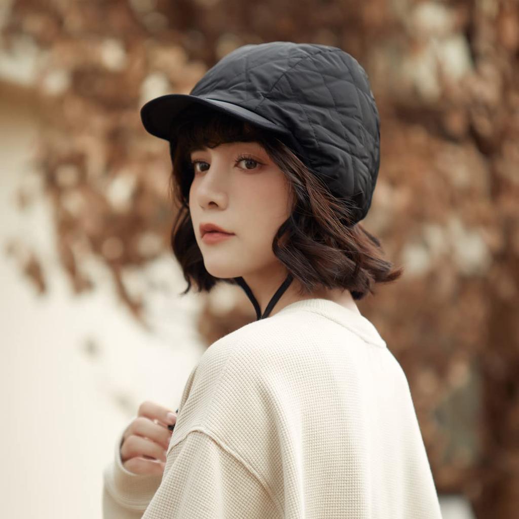 Croogo Летная шапка с ушами, короткая, пилот, идеально подходит для работы на открытом воздухе и зимы, с отворотами, козырьком, шапка, на флисовой подкладке, ветрозащитная, водонепроницаемая, снегозащитная,