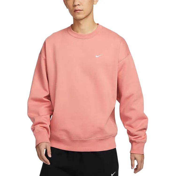 Nike Solo Swoosh As M Nk Flc Crw Sweatshirt Men's Pink (Unisex) Sweatshirts DX1362 618