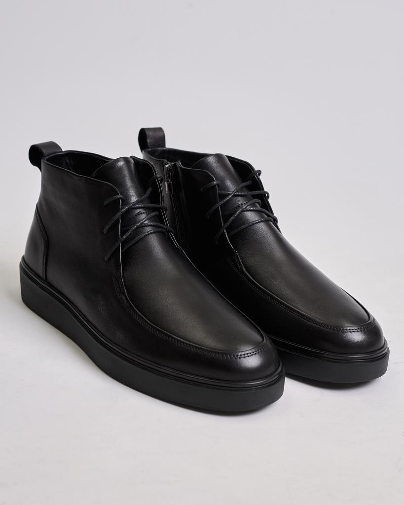 Men's Winter Boots Davis 47475 42 Black Leather