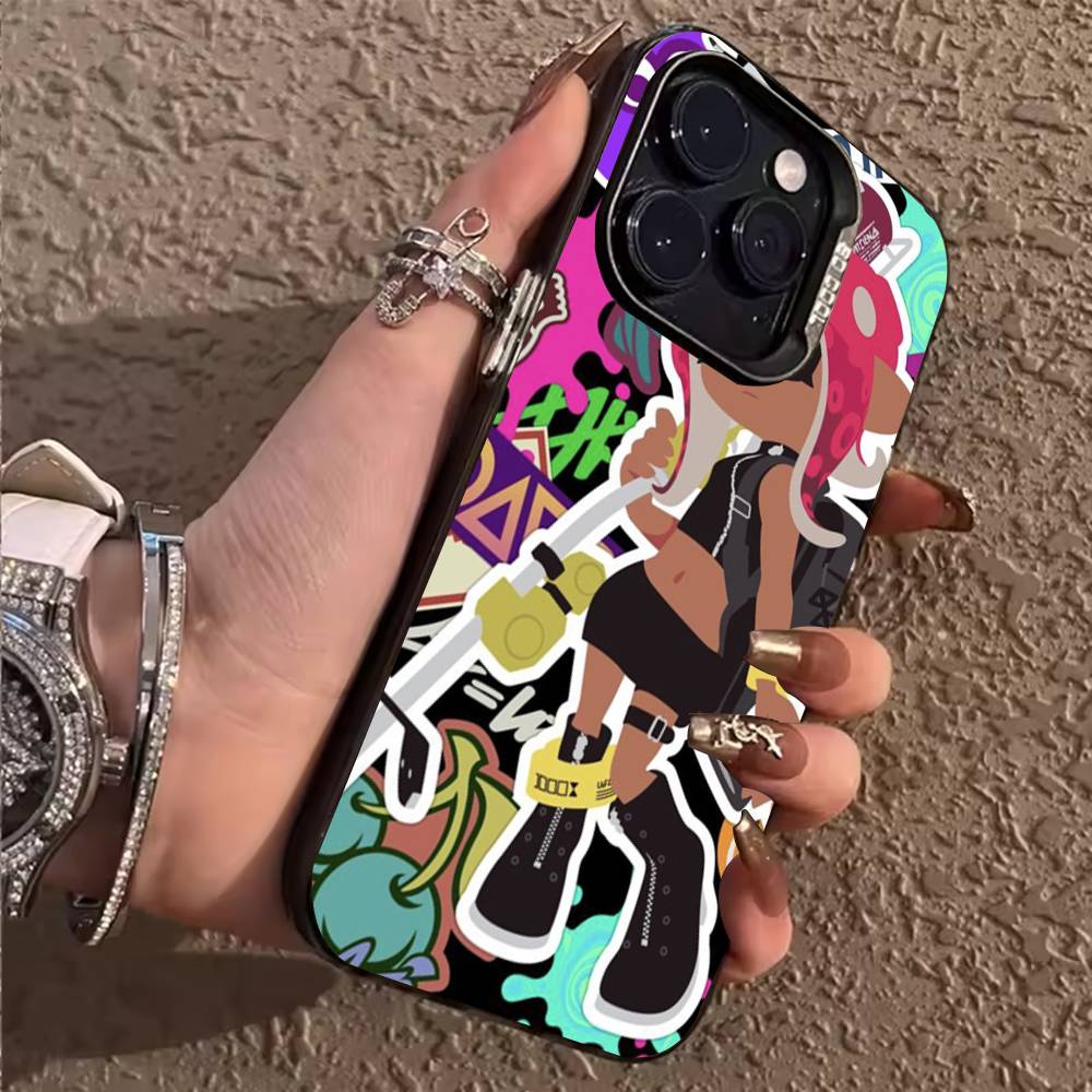 Игровой чехол для телефона S-Splatoon для iPhone 17,16,15,14,13,12,11,Pro,X,Xs,Max,Plus Ударопрочный чехол