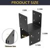 Adjustable Pergola Brackets Corrosion Resistant Bracket Support Connector Pergola Kits  Top Beam