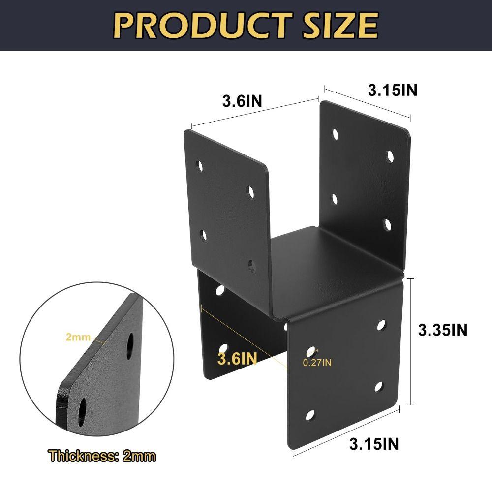 Adjustable Pergola Brackets Corrosion Resistant Bracket Support Connector Pergola Kits Top Beam
