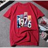 Summer Short Sleeve T-Shirt Men'S Crew Neck Student Loose Bottom Shirt Fattened Large Size Trend T-Shirt