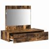 Makeup Table with Drawers Brown 83 x 40 x 70 cm Engineered Wood