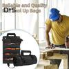 Tool Roll Up Bag with Handle Multi-compartments Large Capacity Zipper Closure Waterproof Heavy-Duty Tool Organizer Bag