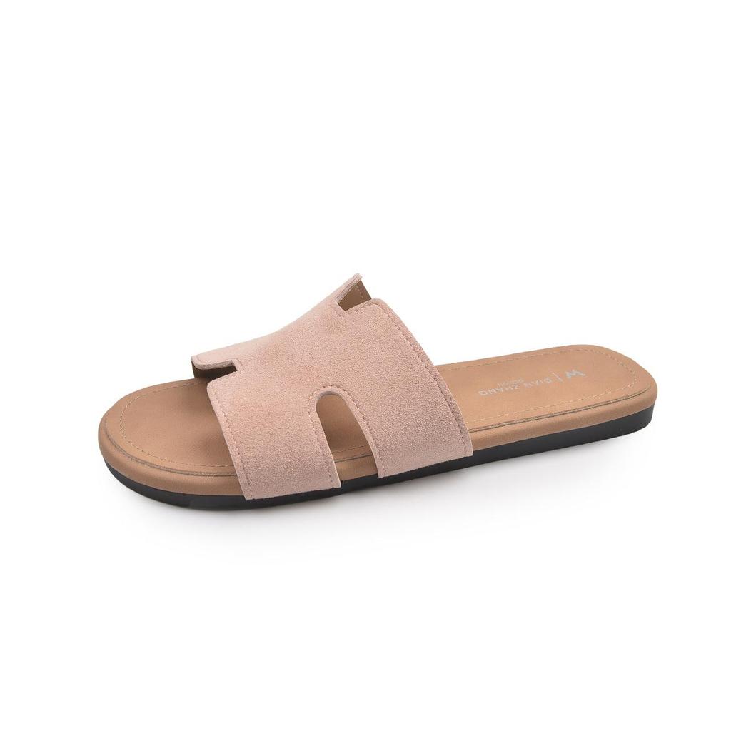 Французские ретро шлепанцы Birkenstock носить лето новые красивые темпераментные плоская подошва прохладные шлепанцы