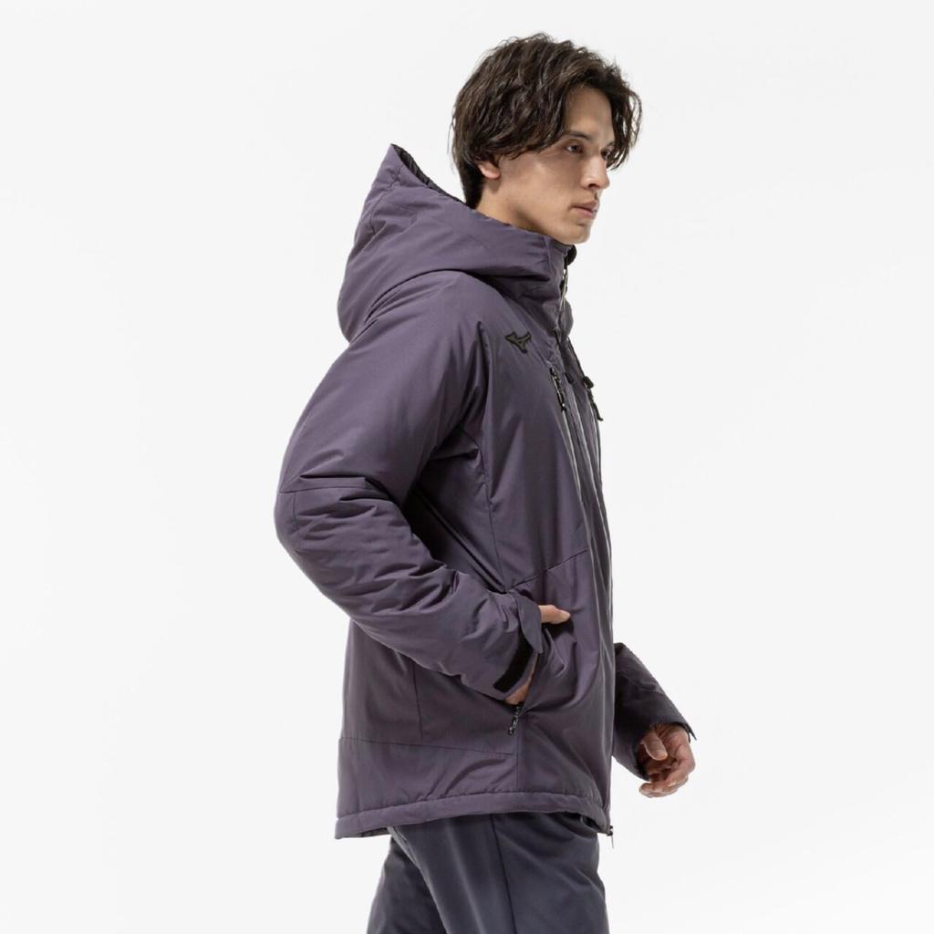 Mizuno Techfil Breath Thermocoat Training Odyssey Gray Wear, Heat-Generating Material, Water-Repellent, 32MEC552,