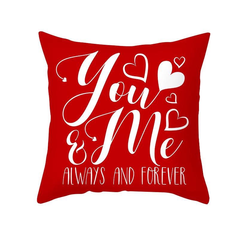 New Valentine's Day Themed Pillow Covers Home Pillow Cushion Covers