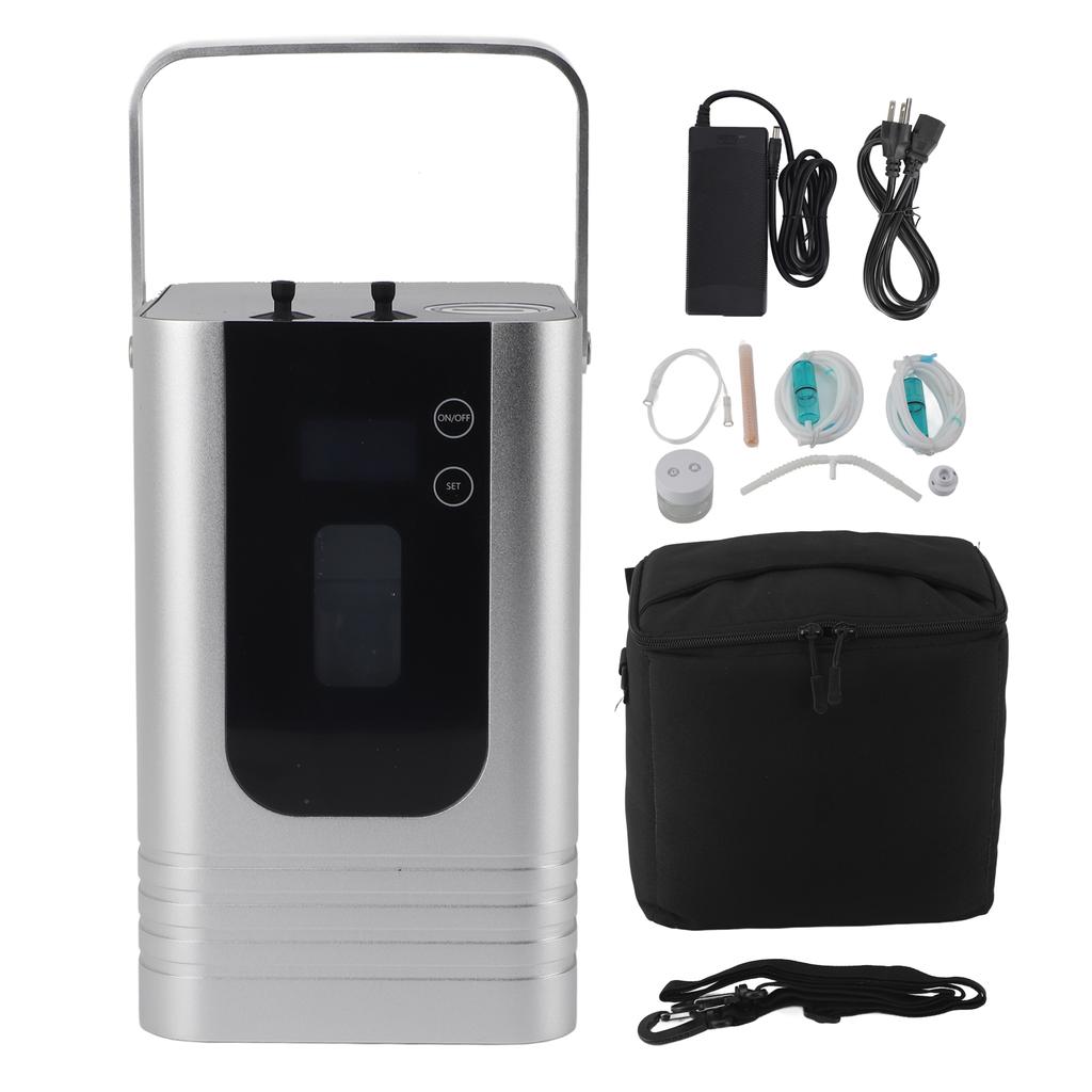 Portable Hydrogen Inhalation Machine SPE PEM Technology Ionized 500ml LED Reminder Hydrogen