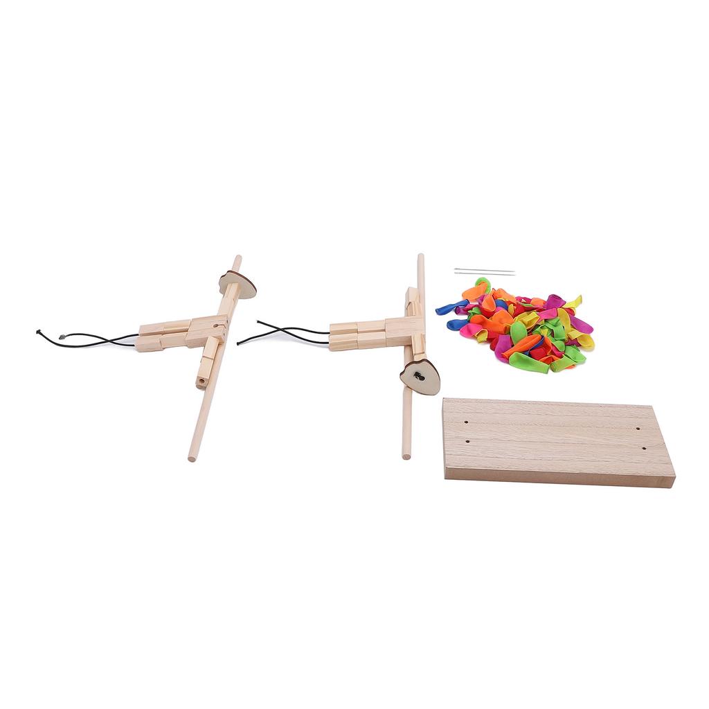 Фехтовальные куклы, увлекательные, интерактивные, сделанные вручную, деревянные, для двух игроков, человек-воздушный шар, битва за игрушки