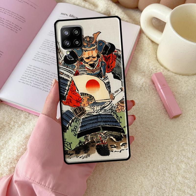 Японский самурай Для Samsung Galaxy A54 A34 A14 A52 A32 A12 A13 A33 A53 A15 A16 A26 A36 A56 A06 A35 A55 Чехол