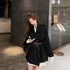 Women's Autumn and Winter New Thickened Cotton Double-sided Woolen Coat Loose Tie Woolen Coat Free Belt Acrylic