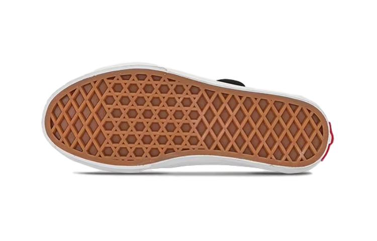 Детские туфли Vans Mary Jane для дошкольников, износостойкие, дышащие, для повседневной носки, черные с белым, VN000CRX6BT