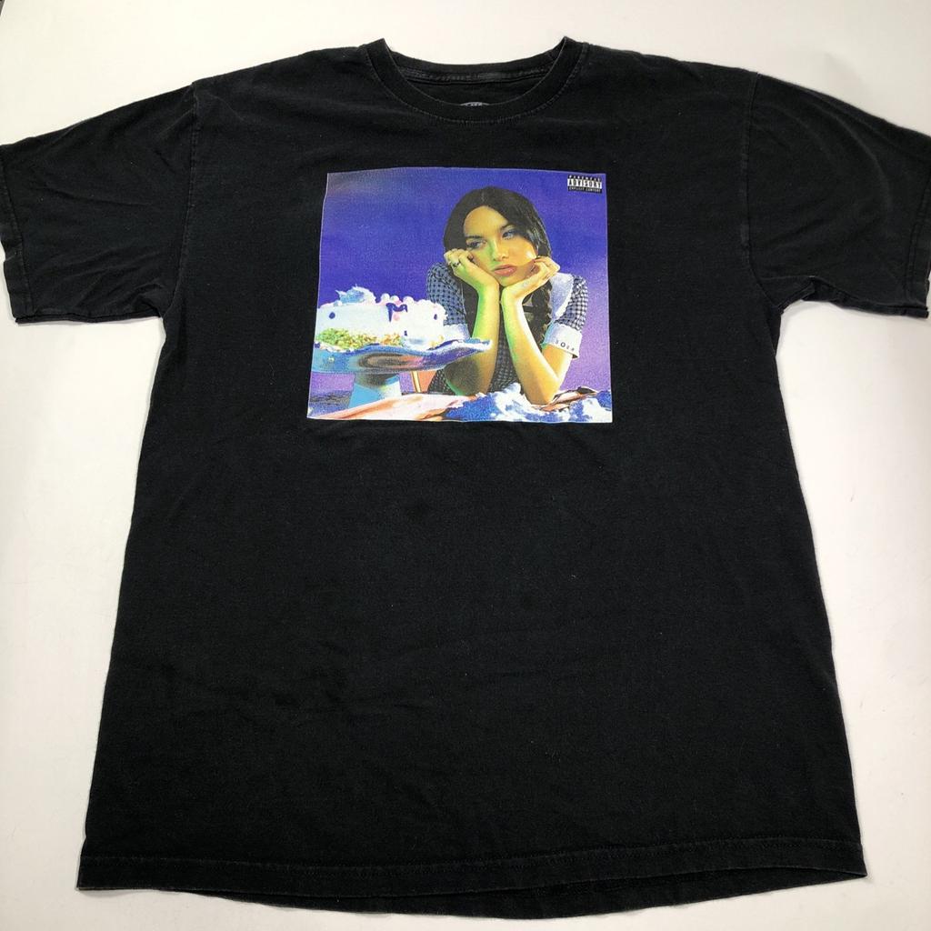 Olivia Rodrigo Sour Album Art Logo Double Sided size L Large Black T Shirt Merch