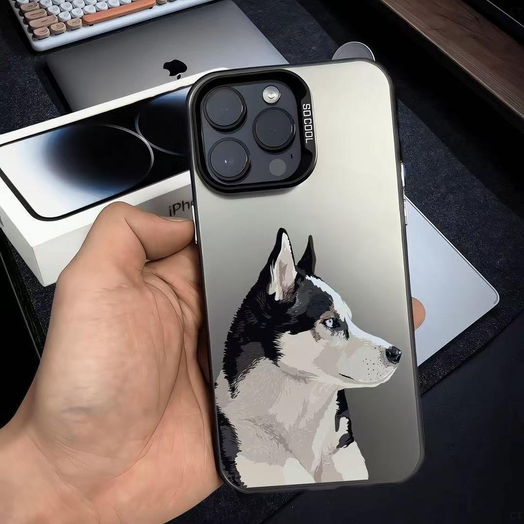 Чехол Husky подходит для iPhone 17pro Европа, Америка и 16promax Apple, новый 13, нишевый 15pro.