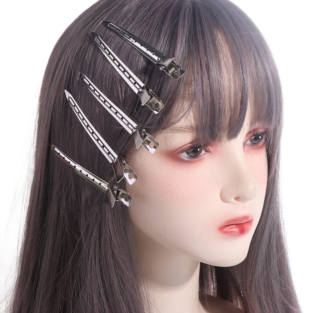 10 шт. заколки для волос для макияжа, профессиональные, без складок, заколки для волос, противоскользящие, парикмахерские шпильки, сделай сам