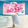 Personalized customized proof beach towel with Catch! Teenieping  pattern - soft, absorbent, quick-drying, perfect swimming, camping&bathing