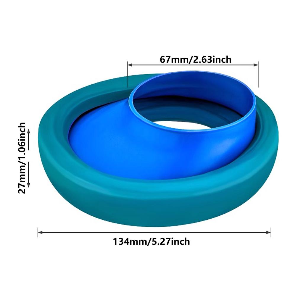 Легкая установка Смещенное туалетное фланцевое уплотнение Устойчивое к коррозии Туалетное смещенное фланцевое уплотнение для стабильного удержания воды и запаха