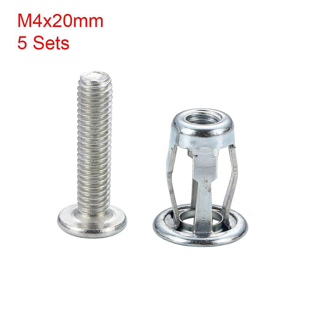 Wall For Automobile Motor Vehicle Car License Plate Bolt Petal Rivets Lock Nut Jack Expansion Nuts