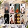 Очаровательный Чехол для Телефона Актрисы J-Jodie C-Comer Для iPhone 17pro, 16,15,14,13,12,11 X XR Plus, Другие Мягкий Черный Чехол