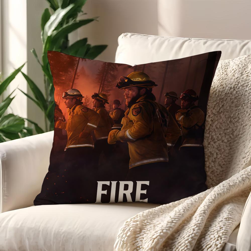 Hot TV F-Fire C-CountryS 4 cushion cover For Pillow Printing Sofa Decoration Home Car Room Coffee Shop Office Nordic Simplicity