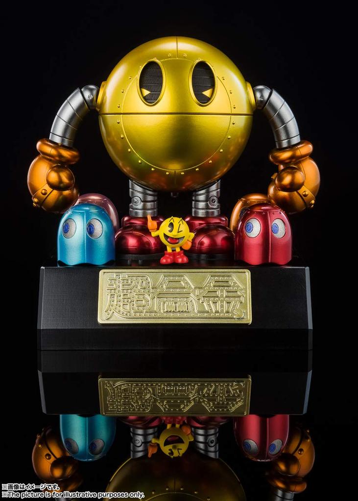 TAMASHII NATIONS Super Alloy Approximately 105mm ABS Diecast Painted Movable Figure Pac-Man &
