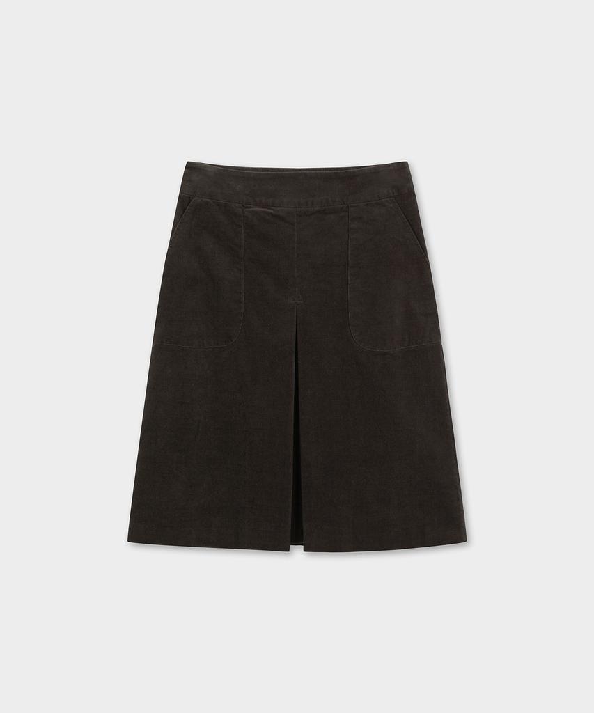 Вельветовая юбка А-силуэта BROOKS BROTHERS (коричневый) (Bbkzwf59904Ef)