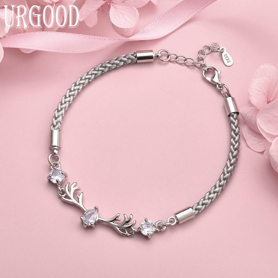 Браслет из стерлингового серебра 925 пробы с цирконием AAA, модные свадебные украшения