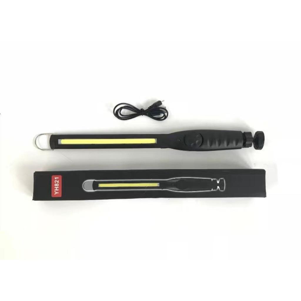 Светодиодный рабочий фонарь, лампа для мастерской, перезаряжаемая инспекционная лампа COB с магнитной рабочей лампой для ремонта автомобилей, мастерской, гаража, кемпинга, аварийного освещения