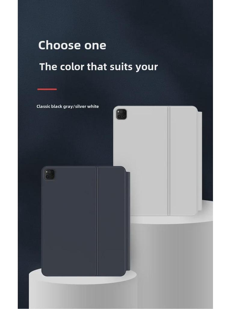 Чехол-клавиатура с магнитной подвеской и Bluetooth для iPad Pro 11/12.9 и iPad Air 4/5/6