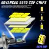 4500 Вт H4 LED H7 H11 Canbus Фара Высокой Мощности Без Ошибок 5570 CSP H1 H8 9005 HB3 9006 HB4 9012 HIR2 Турбо Лампа 6000K Автомобильный Свет