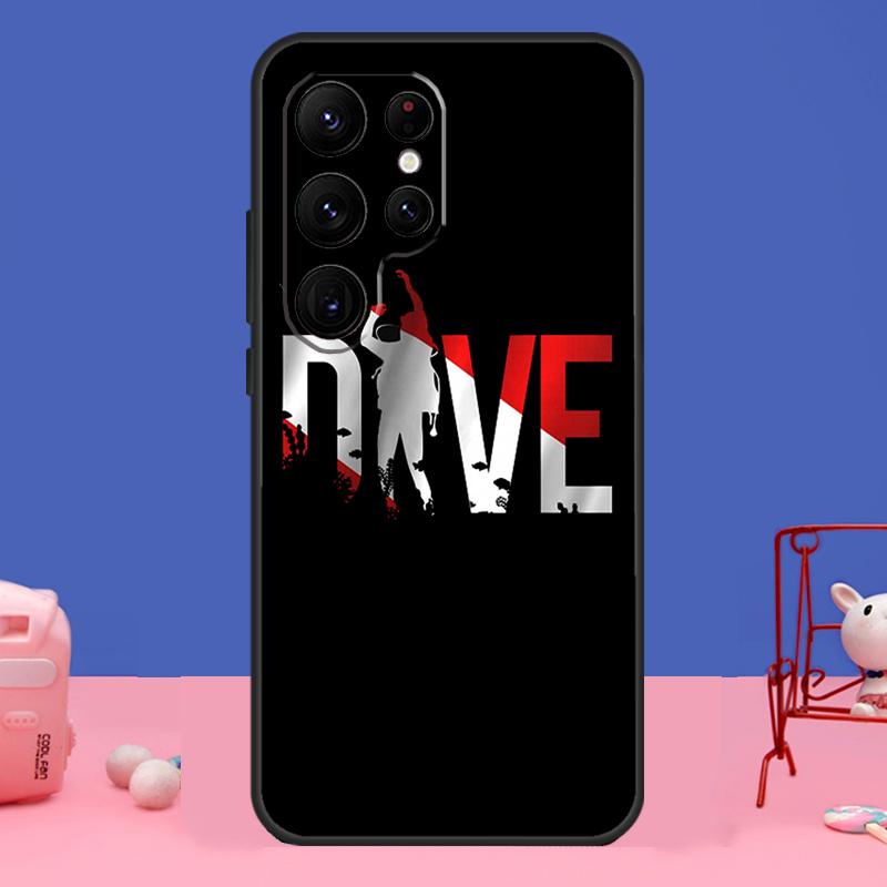 Чехол для дайвинга Dive Scuba Divers для Samsung Galaxy S24 Ultra S23 S22 S21 S20 FE Note 20 S8 S9 S10 Note 10 Plus
