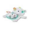 Bright Starts Tummy Time Prop Play Месяцы белого медведя и Лежание на животе Сидя Обучение кончиков пальцев Игра с руками 10841 и [0 вверх]