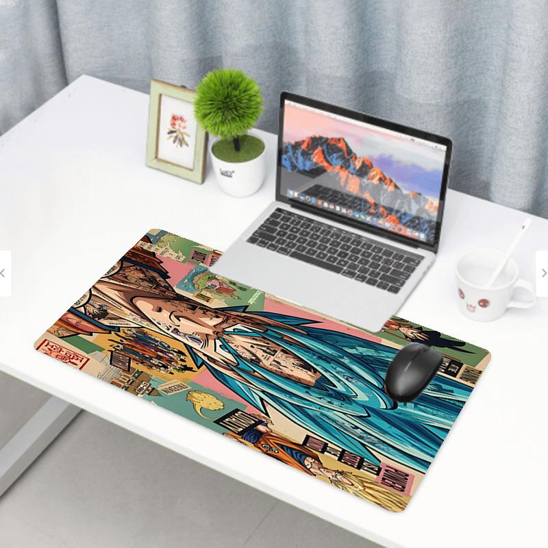 DRAGON BALL Print Mouse Pad, Anti‑Slip Desktop keyboard Mat, for PC Laptop Gaming Working Daily Use, Cool Festival Surprise Gift
