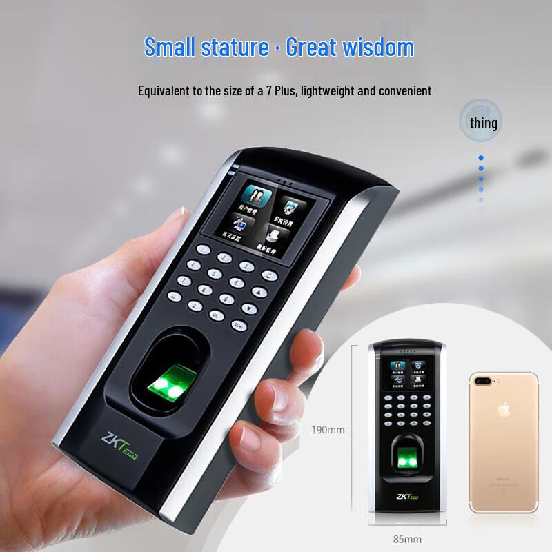 ZKTECO F7PLUS Система контроля доступа по отпечаткам пальцев и учета рабочего времени CN вилка (адаптер в комплекте)