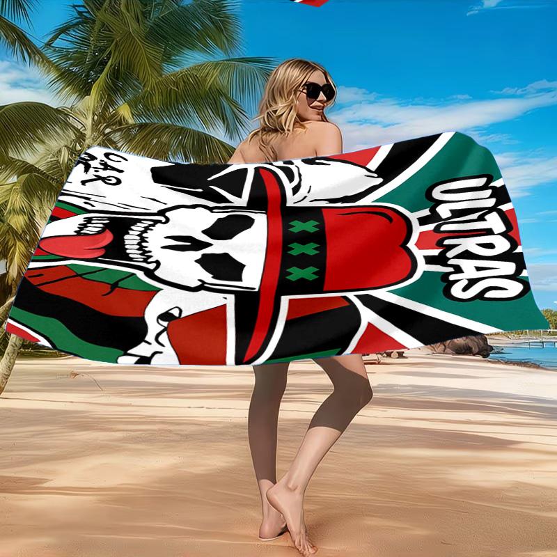 Ultras: Passionate Supporters United Beach Towel, Quick-drying, Easy to Care for, Suitable for Both Fitness and Beach Vacations,Sports Essential