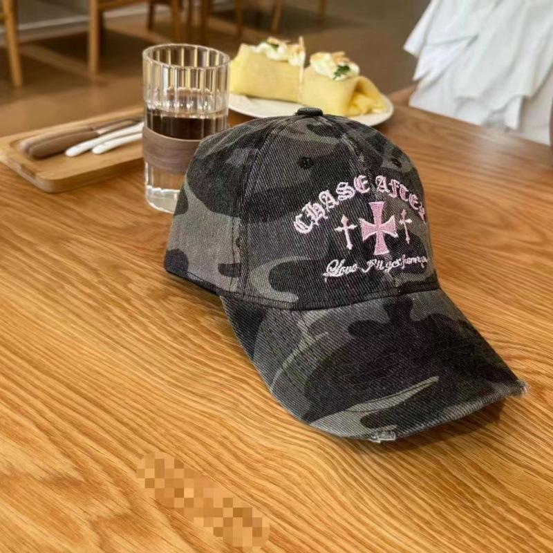 Couple Letter Camouflage Cap Children Outdoor Sun Protection Visor Baseball Cap Men'S Street Sports Trendy Hat